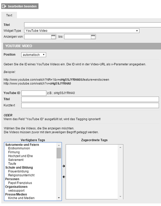 Widget erstellen