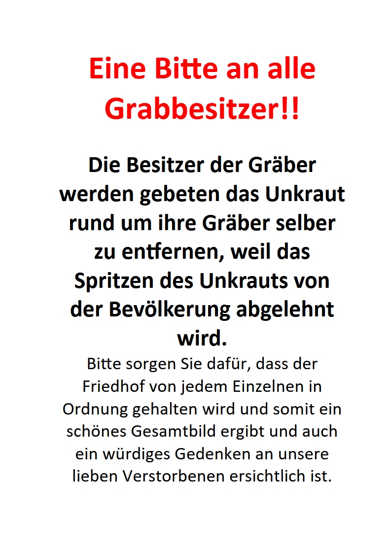 Grabpflege